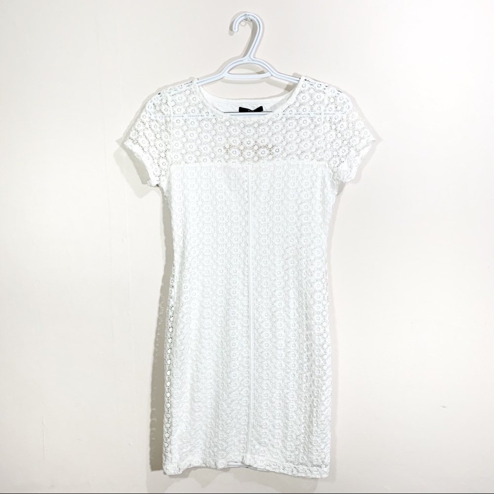 Tart Lace Flower Design Fitted Bodycon Dress